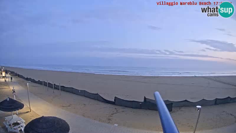 The beach Livecam Villaggio Mare Blu Bibione Pineda – Italy