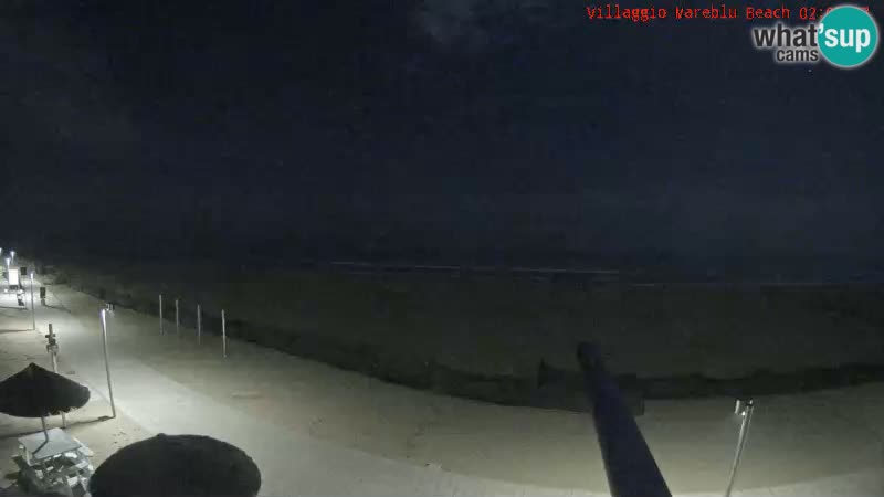Playa webcam en vivo Villaggio Mare Blu Bibione Pineda – Italia
