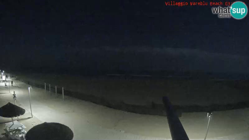 Spletna kamera na plaži v živo Villaggio Mare Blu Bibione Pineda – Italija