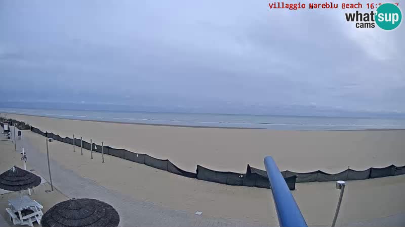 Web kamera uživo na plaži Villaggio Mare Blu Bibione Pineda – Italija