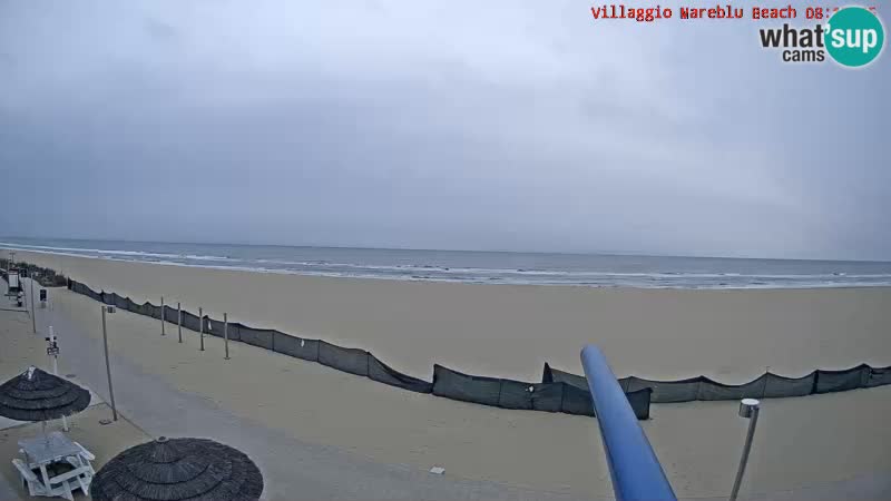 The beach Livecam Villaggio Mare Blu Bibione Pineda – Italy