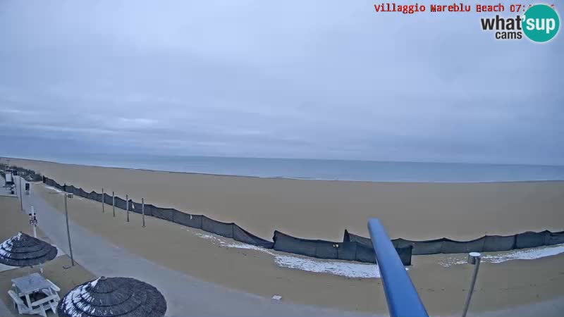 Web kamera uživo na plaži Villaggio Mare Blu Bibione Pineda – Italija
