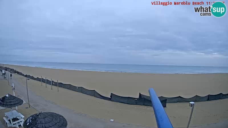 The beach Livecam Villaggio Mare Blu Bibione Pineda – Italy