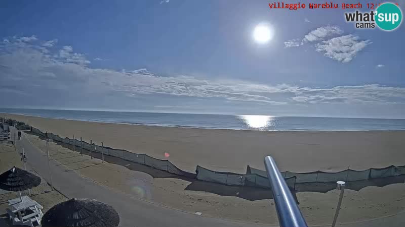 Der Strand Villaggio Mare Blu webcam Bibione Pineda – Italien