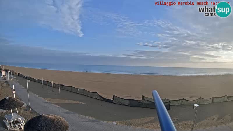 Der Strand Villaggio Mare Blu webcam Bibione Pineda – Italien