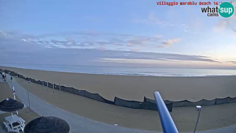 The beach Livecam Villaggio Mare Blu Bibione Pineda – Italy