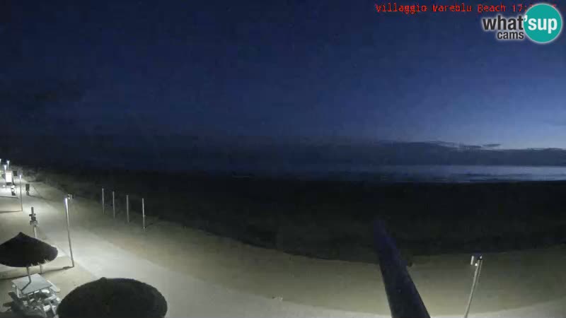 Webcam en direct de la plage Villaggio Mare Blu Bibione Pineda – Italie