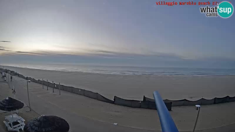 Der Strand Villaggio Mare Blu webcam Bibione Pineda – Italien