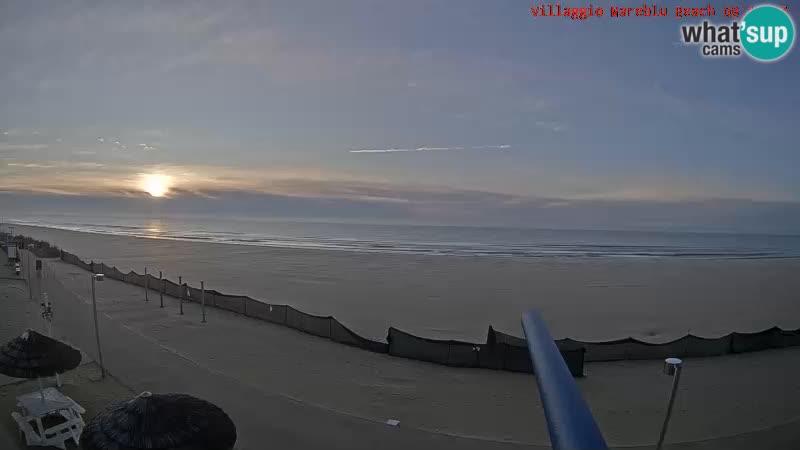 The beach Livecam Villaggio Mare Blu Bibione Pineda – Italy