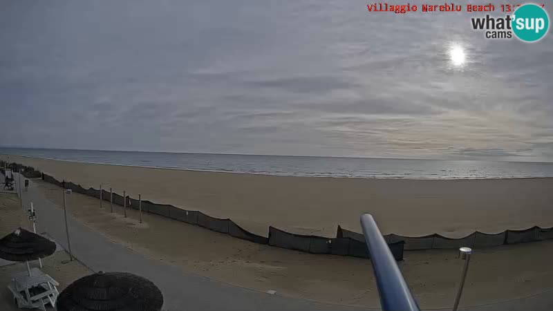 The beach Livecam Villaggio Mare Blu Bibione Pineda – Italy