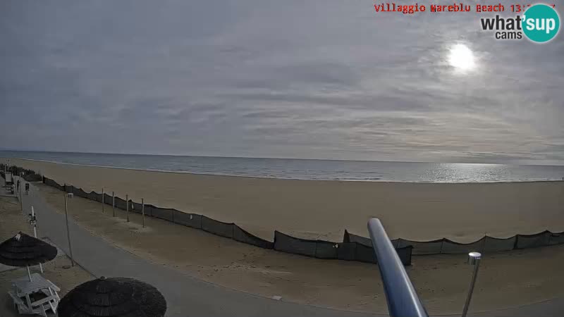 The beach Livecam Villaggio Mare Blu Bibione Pineda – Italy