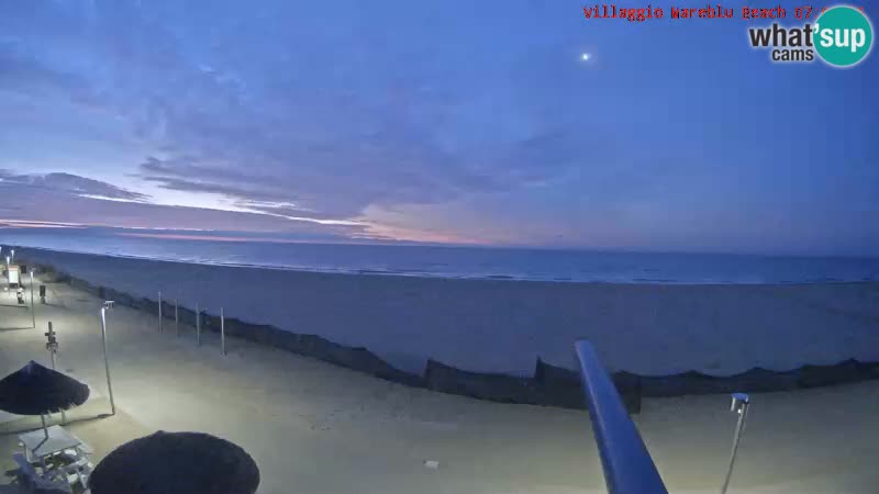 The beach Livecam Villaggio Mare Blu Bibione Pineda – Italy