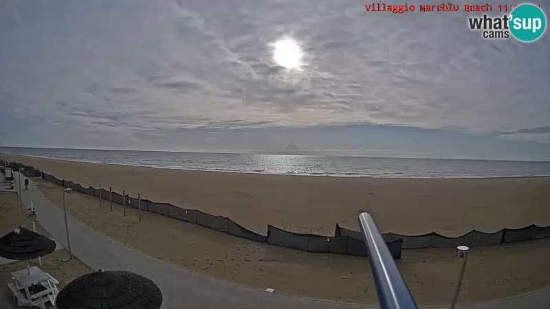 Spiaggia Webcam Villaggio Mare Blu Bibione Pineda