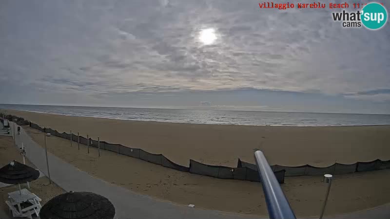 Spiaggia Webcam Villaggio Mare Blu Bibione Pineda