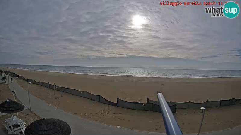 Der Strand Villaggio Mare Blu webcam Bibione Pineda – Italien