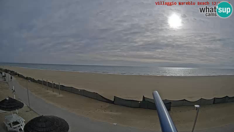 The beach Livecam Villaggio Mare Blu Bibione Pineda – Italy