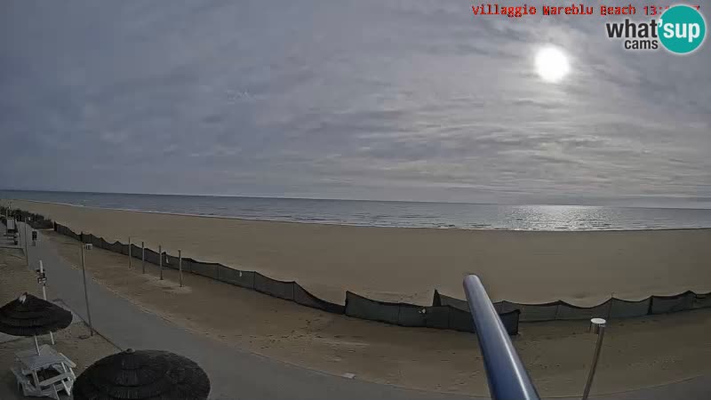 Spiaggia Webcam Villaggio Mare Blu Bibione Pineda