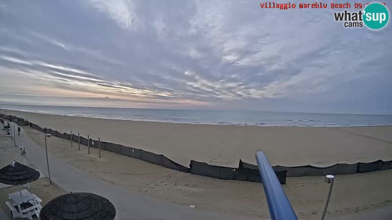 Spiaggia Webcam Villaggio Mare Blu Bibione Pineda