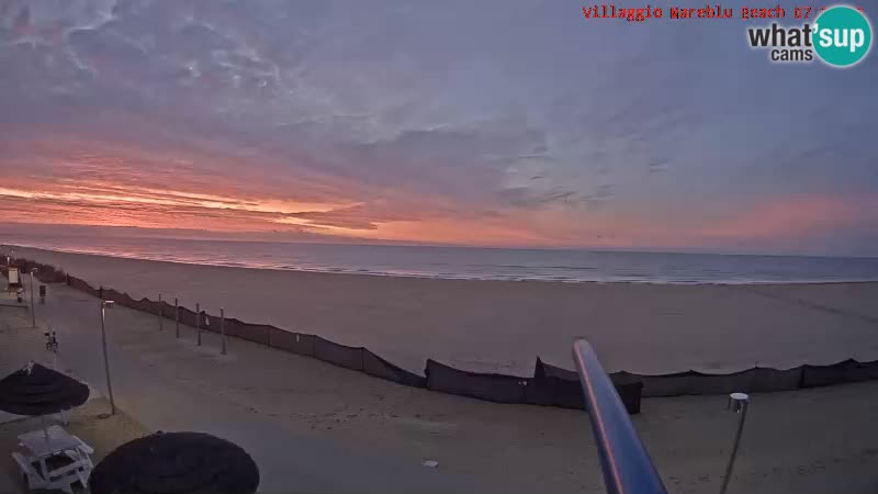 The beach Livecam Villaggio Mare Blu Bibione Pineda – Italy