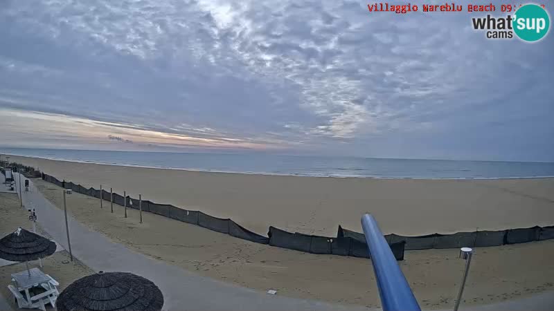 The beach Livecam Villaggio Mare Blu Bibione Pineda – Italy