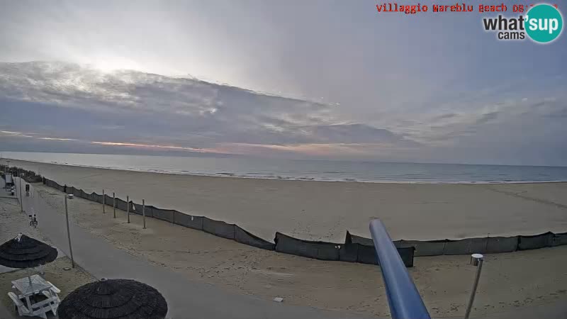 Web kamera uživo na plaži Villaggio Mare Blu Bibione Pineda – Italija