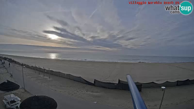 The beach Livecam Villaggio Mare Blu Bibione Pineda – Italy