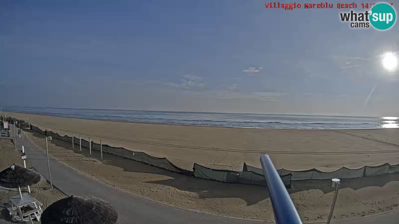 The beach Livecam Villaggio Mare Blu Bibione Pineda – Italy