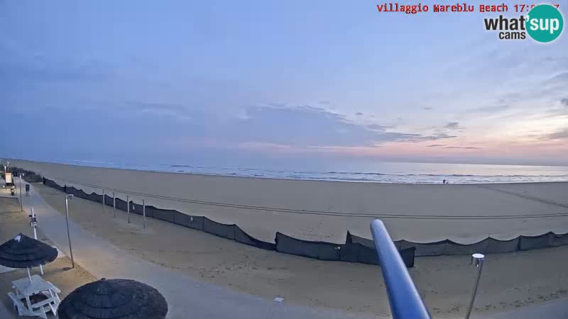 The beach Livecam Villaggio Mare Blu Bibione Pineda – Italy