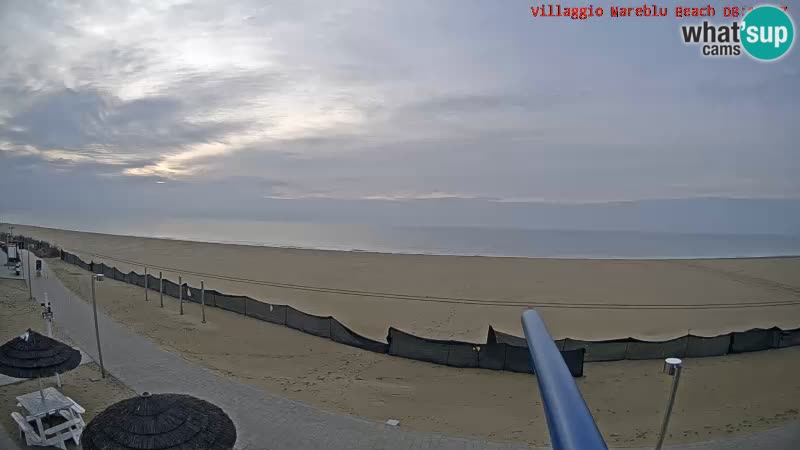Spiaggia Webcam Villaggio Mare Blu Bibione Pineda