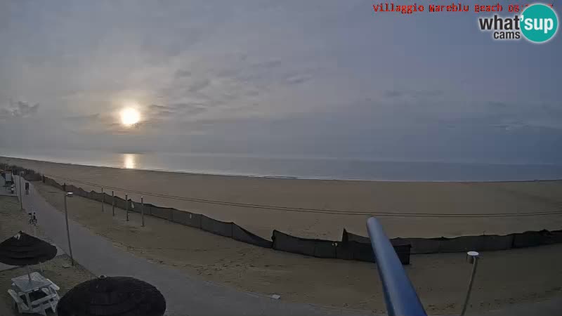 Spiaggia Webcam Villaggio Mare Blu Bibione Pineda