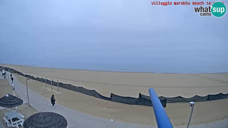The beach Livecam Villaggio Mare Blu Bibione Pineda – Italy