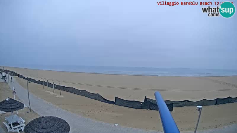 Playa webcam en vivo Villaggio Mare Blu Bibione Pineda – Italia