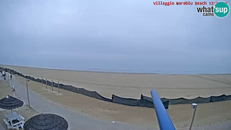 Web kamera uživo na plaži Villaggio Mare Blu Bibione Pineda – Italija