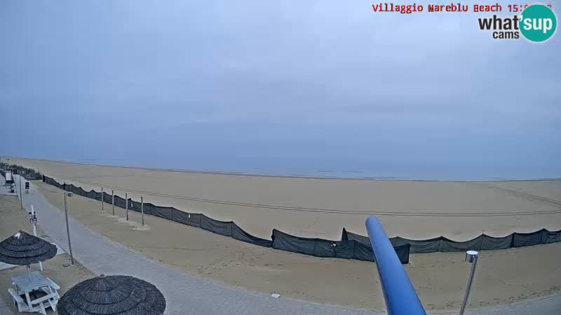 Playa webcam en vivo Villaggio Mare Blu Bibione Pineda – Italia