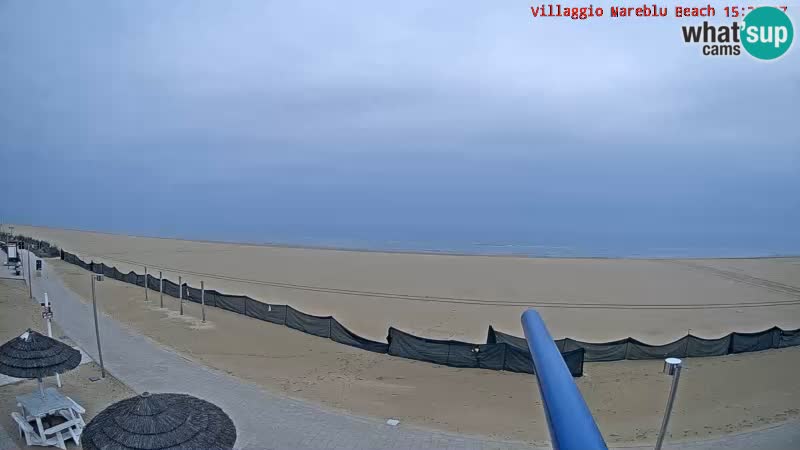 Spiaggia Webcam Villaggio Mare Blu Bibione Pineda