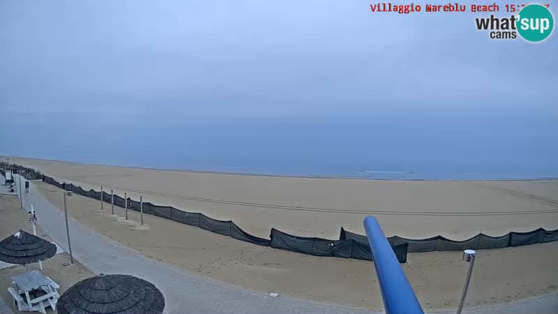 Playa webcam en vivo Villaggio Mare Blu Bibione Pineda – Italia