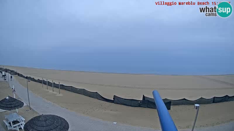 Der Strand Villaggio Mare Blu webcam Bibione Pineda – Italien