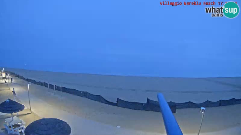 Playa webcam en vivo Villaggio Mare Blu Bibione Pineda – Italia