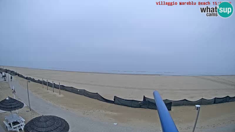 Webcam en direct de la plage Villaggio Mare Blu Bibione Pineda – Italie