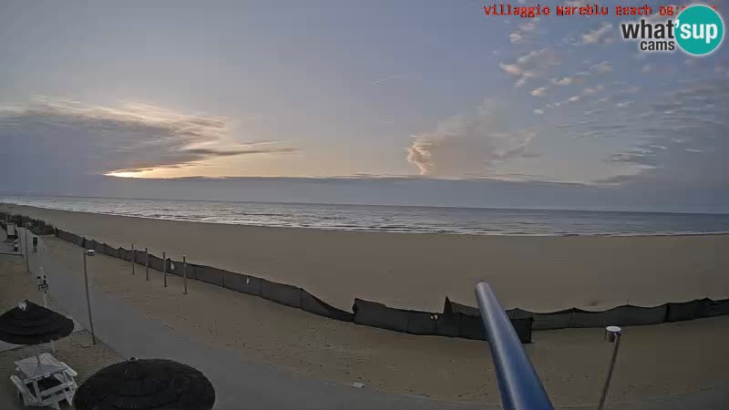 Spiaggia Webcam Villaggio Mare Blu Bibione Pineda