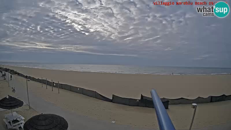 Spiaggia Webcam Villaggio Mare Blu Bibione Pineda