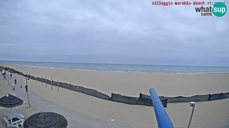 Der Strand Villaggio Mare Blu webcam Bibione Pineda – Italien