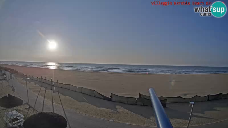 Der Strand Villaggio Mare Blu webcam Bibione Pineda – Italien