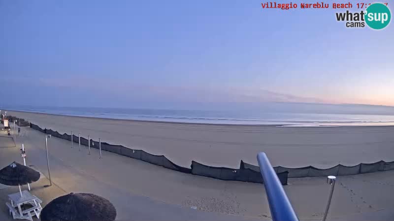 Playa webcam en vivo Villaggio Mare Blu Bibione Pineda – Italia