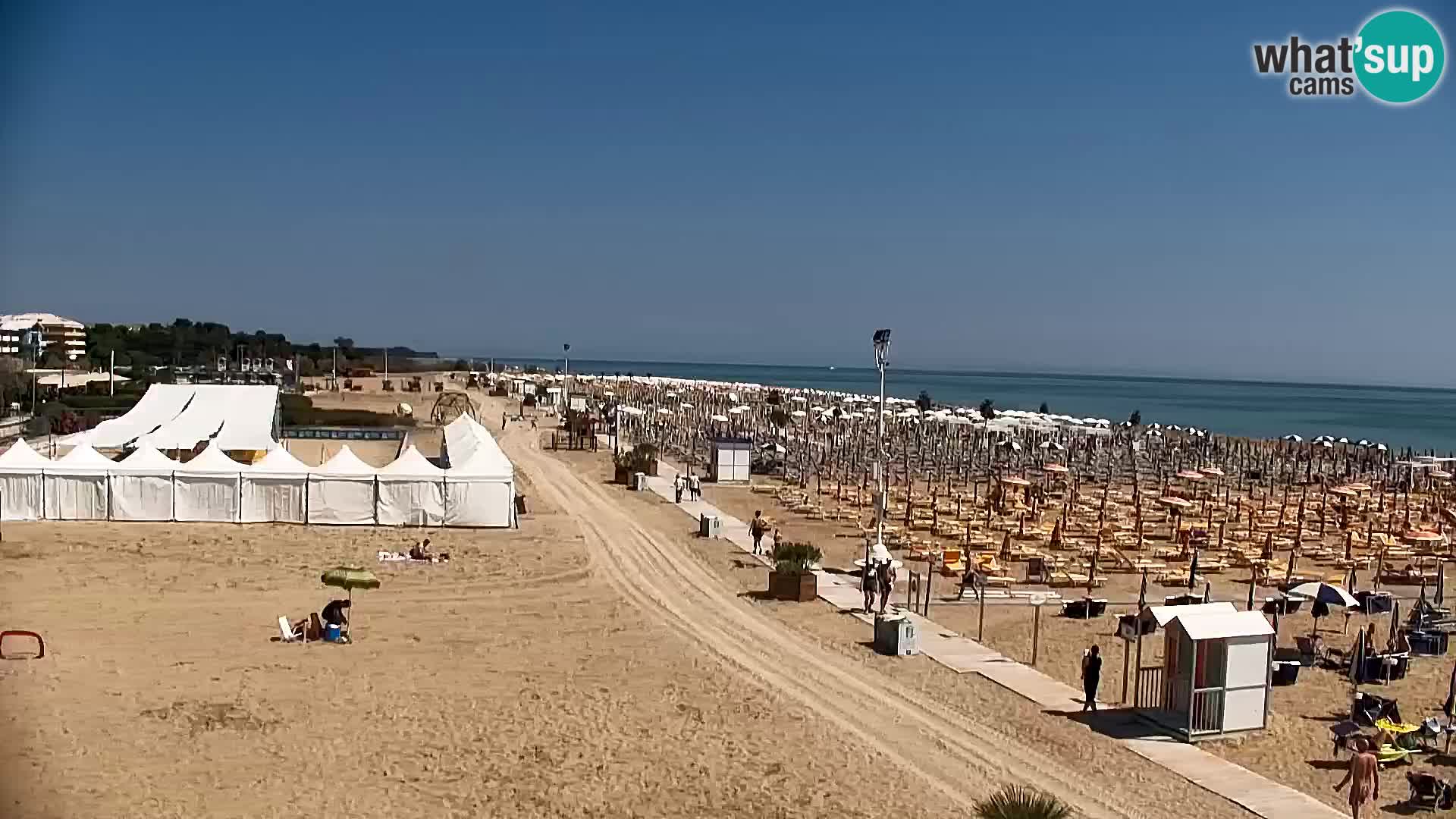 Webcam Bibione – La spiaggia
