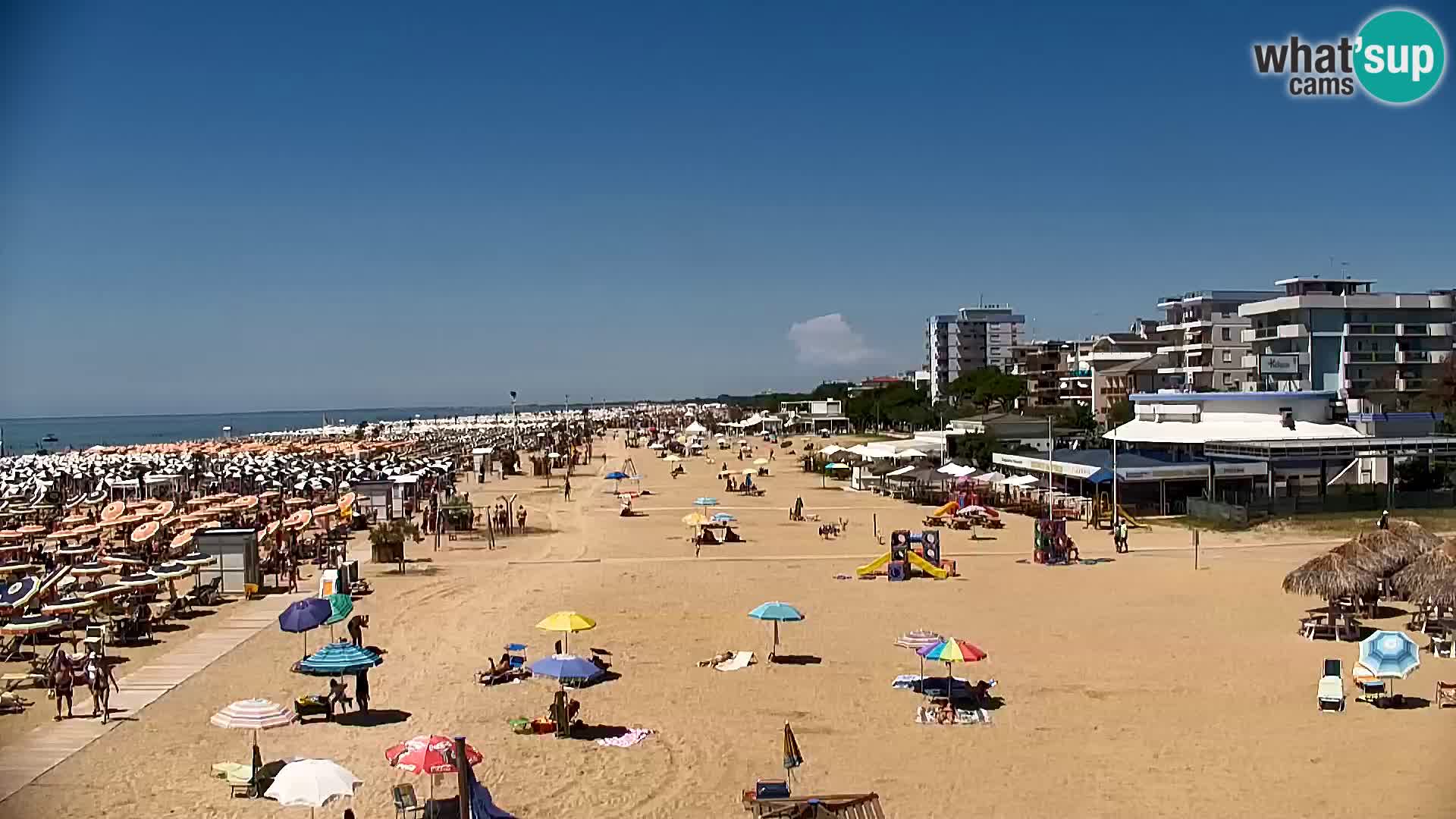 Bibione spiaggia webcam – Piazzale Zenith
