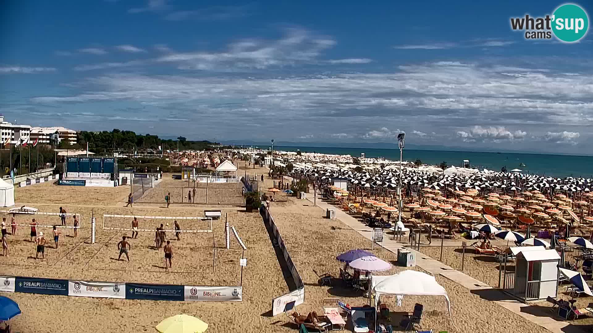 Bibione spiaggia webcam – Piazzale Zenith