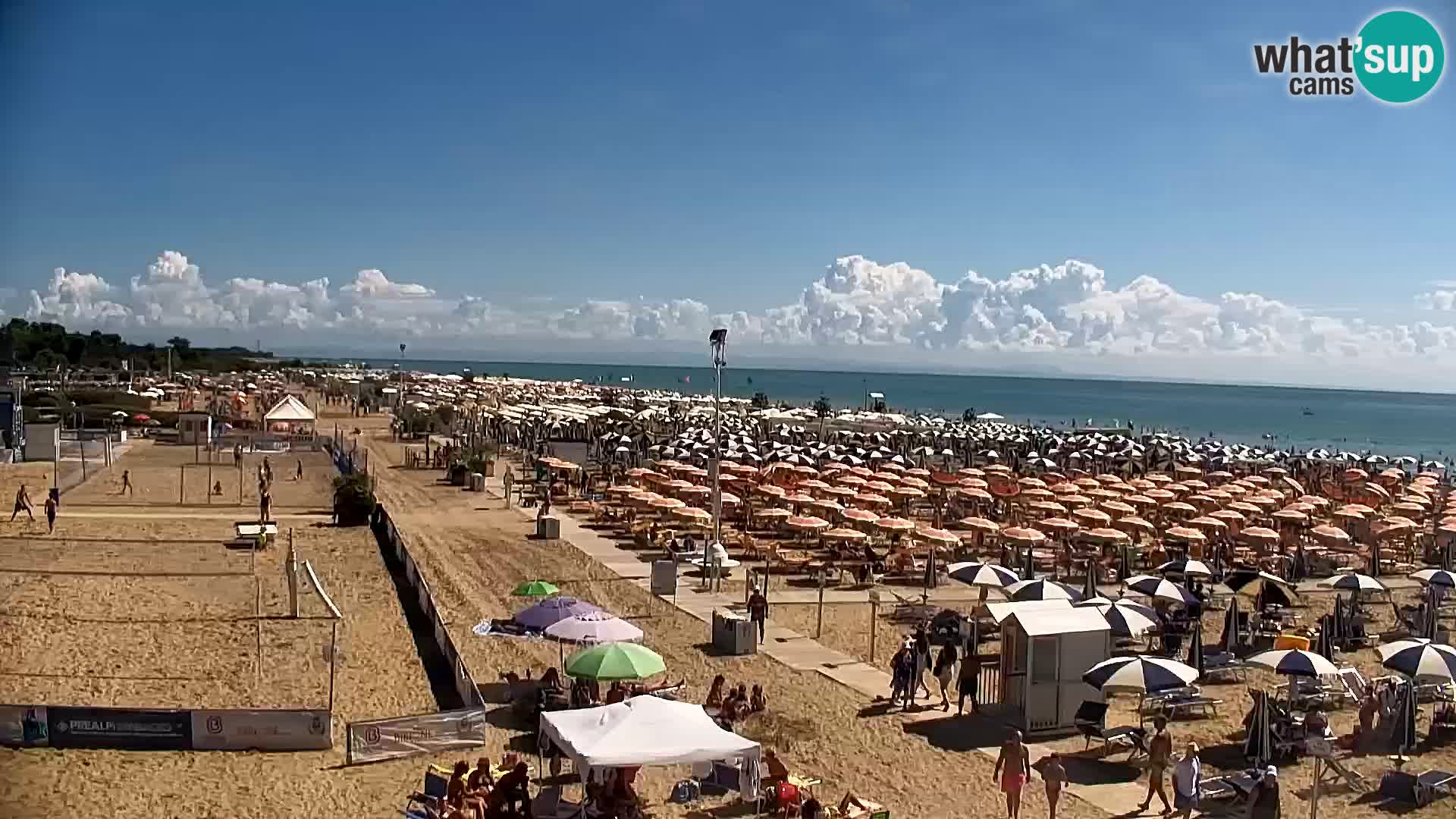 Bibione spiaggia webcam – Piazzale Zenith