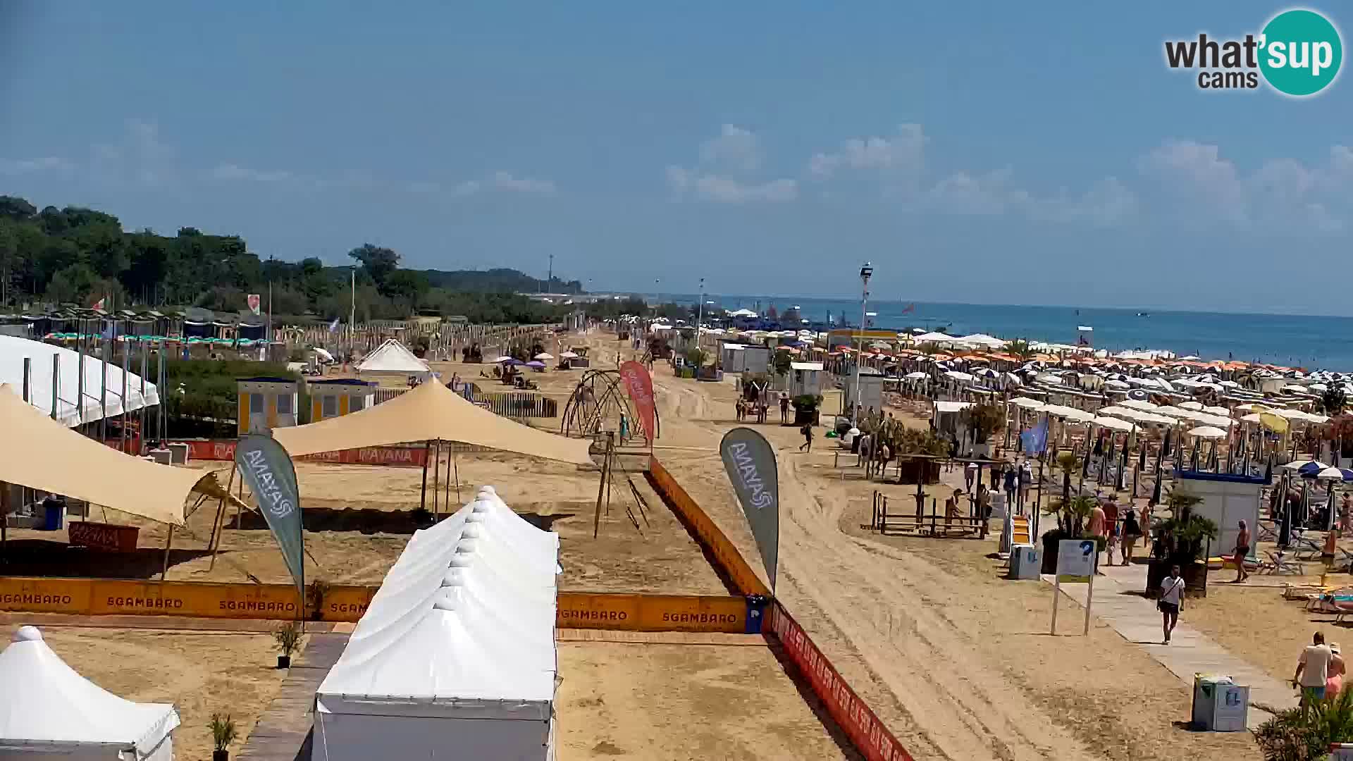 The Bibione beach webcam  – Zenith