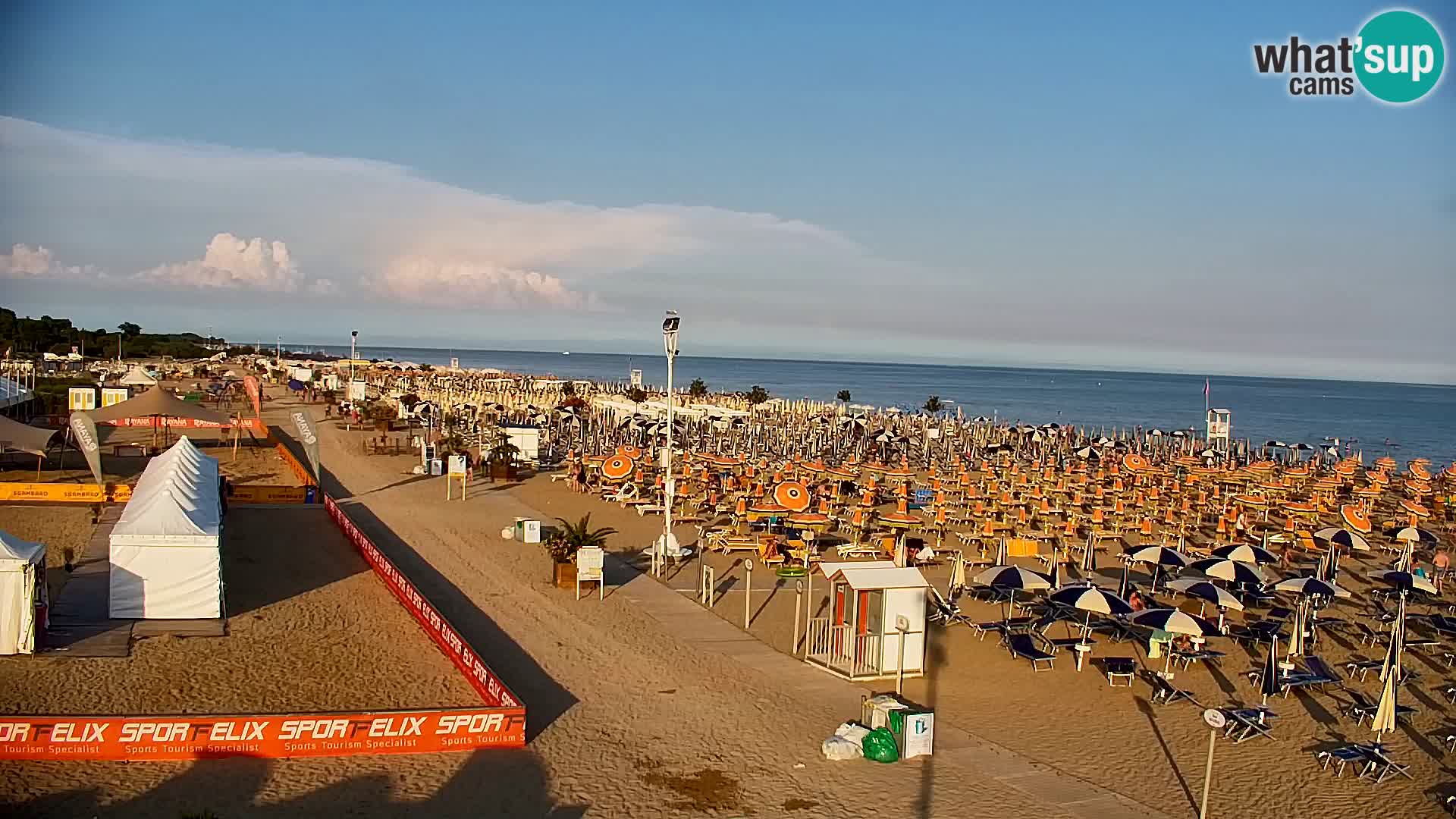Bibione spiaggia webcam – Piazzale Zenith